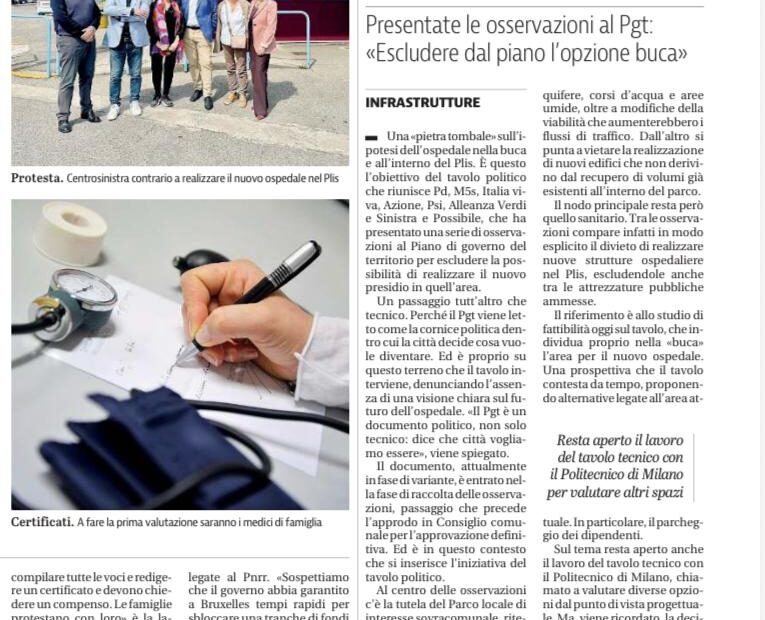 Pagina del Giornale di Brescia